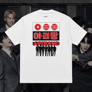 Camiseta Oversized ARIRANG - GRUPO – Off White