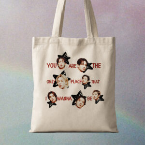 Ecobag BTS You Are The Only Place - 40x40cm