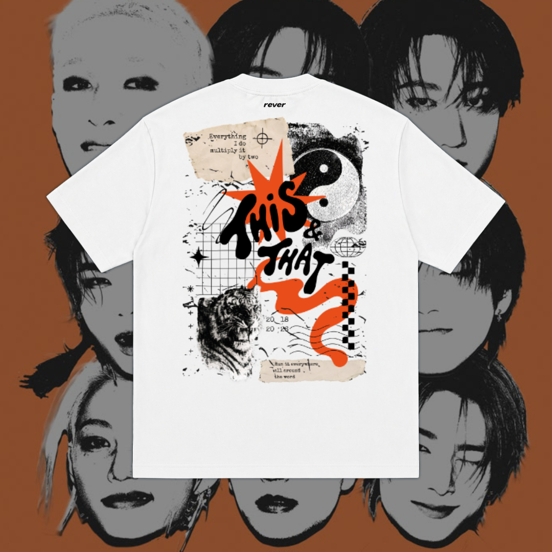 Camiseta Stray Kids - This & That - Colagem - Imagem 2